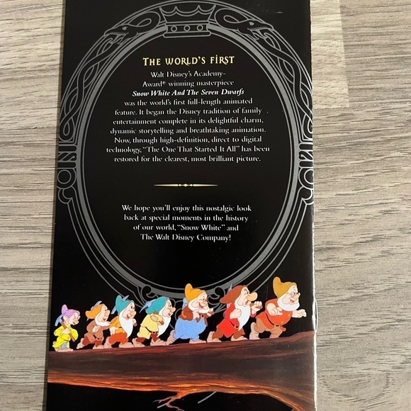 Disney Snow White Vintage VHS Platinum Excellent - Picture 5 of 7
